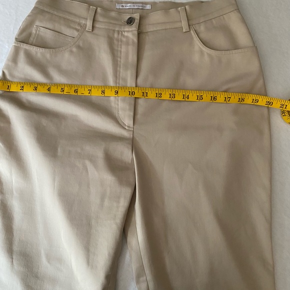 BERNARD ZINS For Saks Fifth Avenue Trousers SZ 12. Beautiful beige colou… - Picture 9 of 14